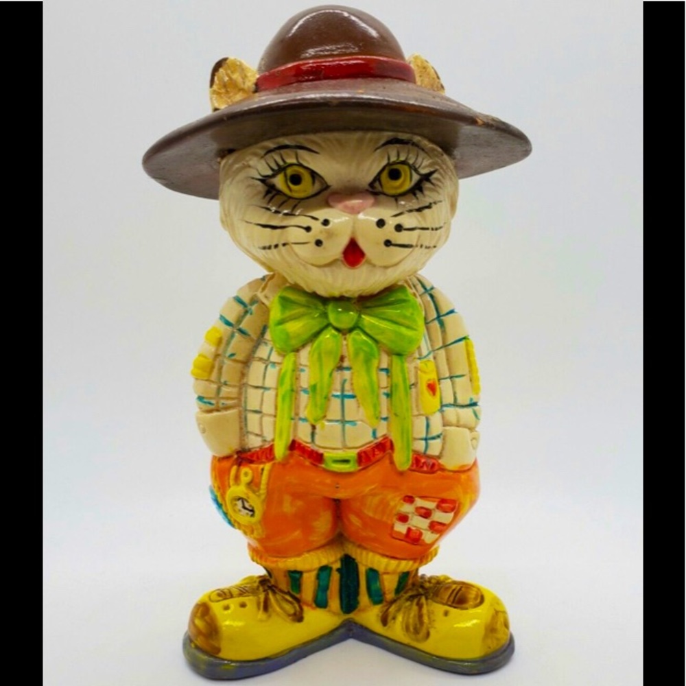 CHARLES FAZZINO COOL CAT coin BANK